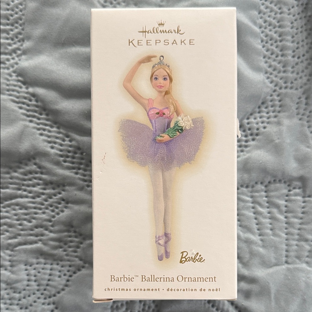 Hallmark Keepsake Barbie Ornament in Purple and Pink